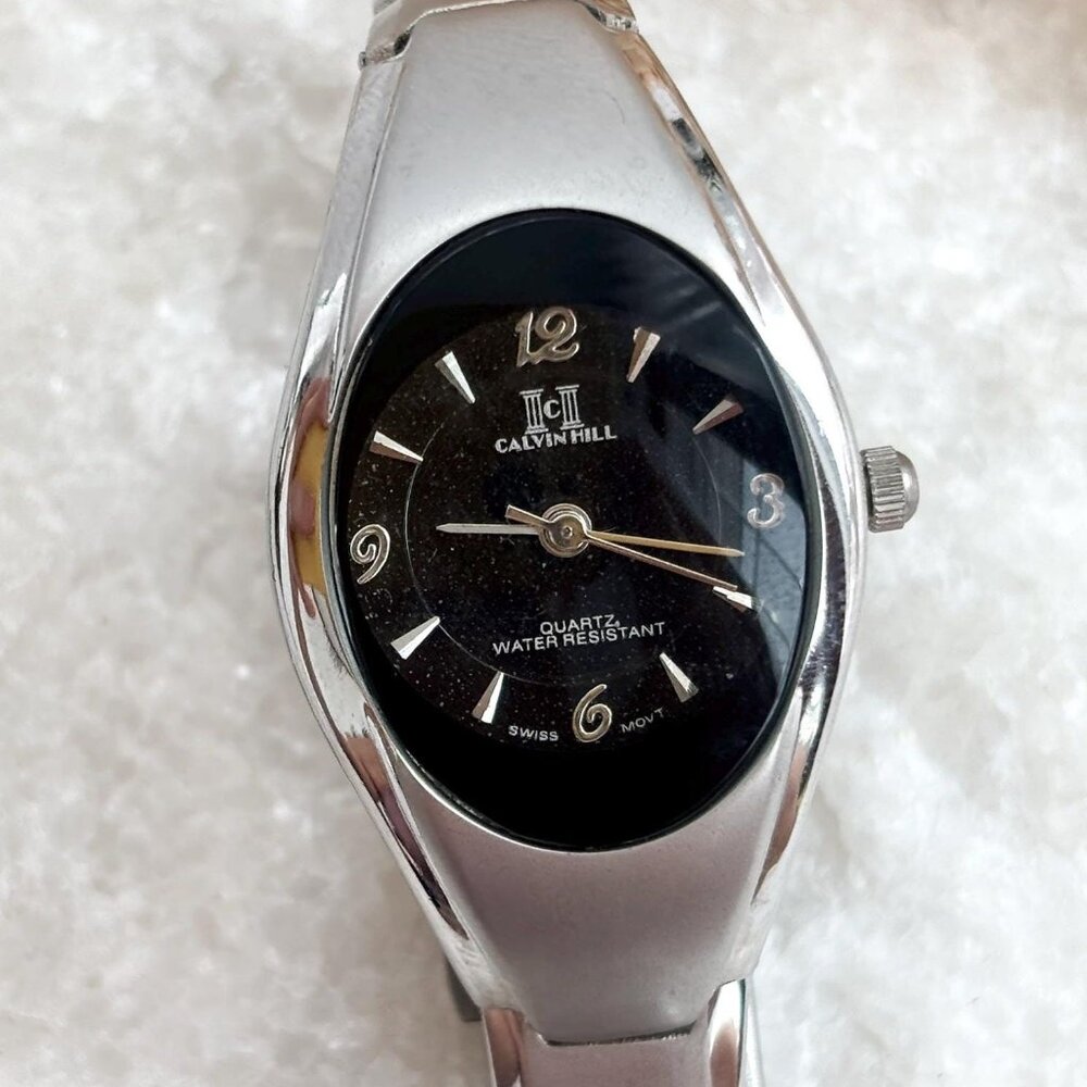 Calvin Hill Water Resistant Vintage Women's Wristwatch - 24mm - WORKS!